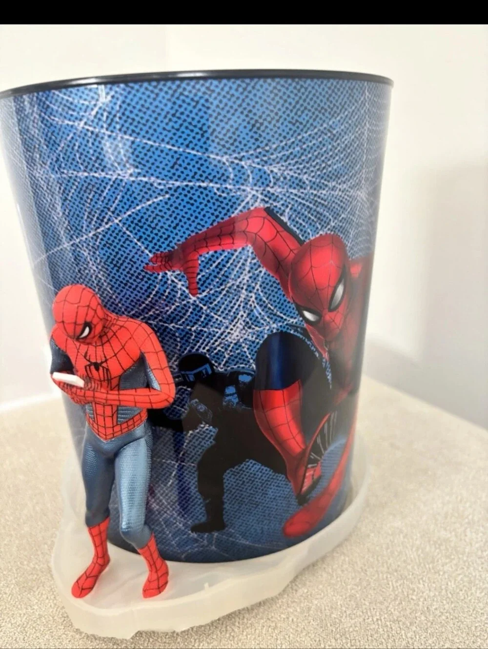 Spider-Man Party Popcorn Tub - Blue & Red
